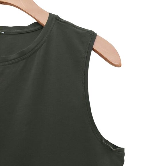 Lululemon T-Shirt Womens Small Green Sleeveless Athleisure Gym Training Yoga - Picture 3 of 8